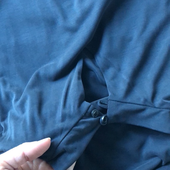 HIGH NECK LONG SLEEVE CUT OUT DRESS - Picture 3 of 5